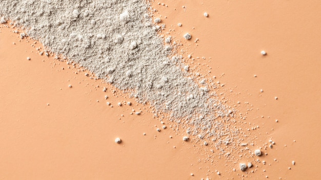 Free photo close up mixture of clay powder