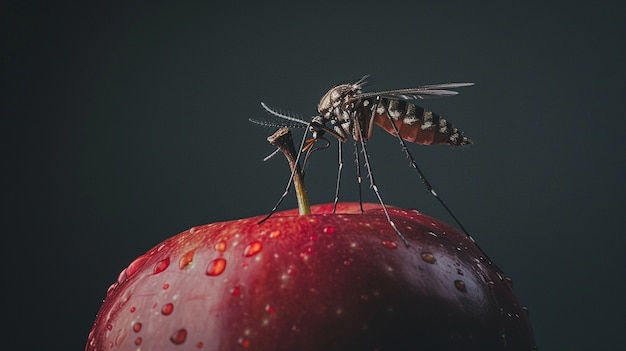 Foto gratuita le zanzare in natura da vicino