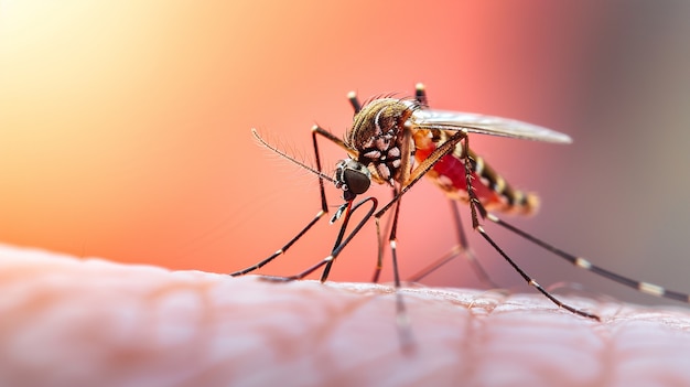 Foto gratuita le zanzare in natura da vicino