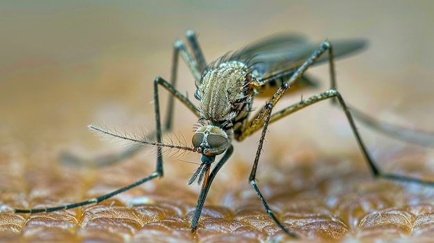 Le zanzare in natura da vicino