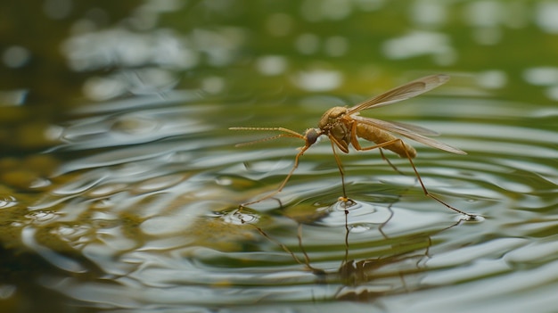 Foto gratuita le zanzare in natura da vicino