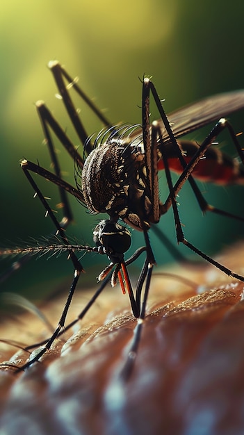 Foto gratuita immagine ravvicinata delle zanzare in natura