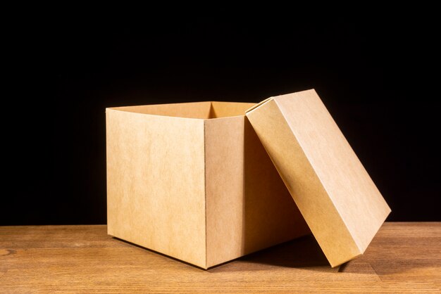 close up on mystery box