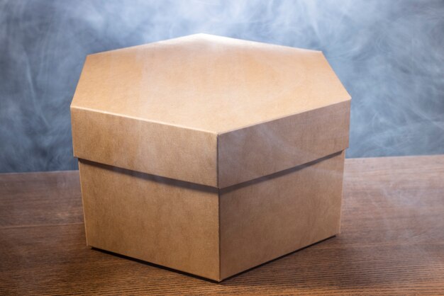 close up on mystery box