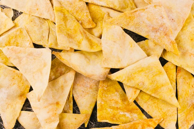 Close up nachos background