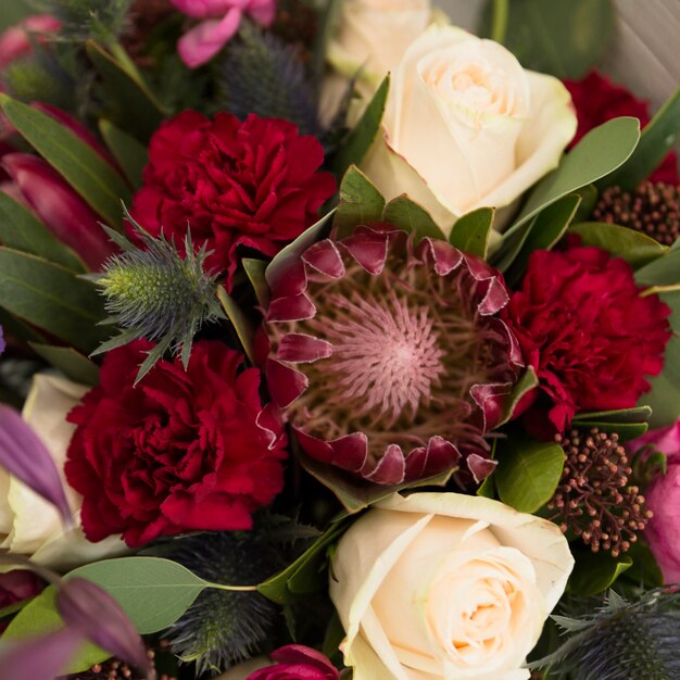 Close-up of natural beautiful flower bouquet