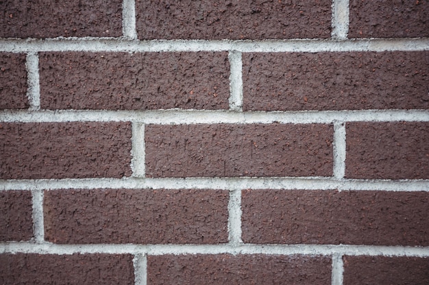 Close-up of new brick wall background