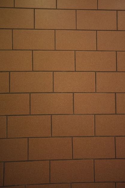 Close-up of new brick wall background