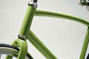 Бесплатное фото Крупный план деталей и частей велосипеда
