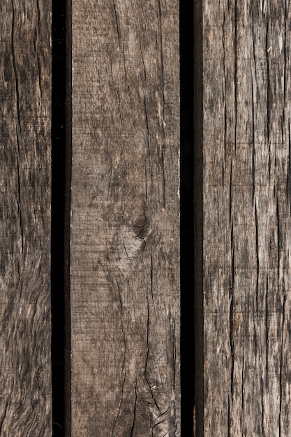 Close-up of an old weathered wooden plank