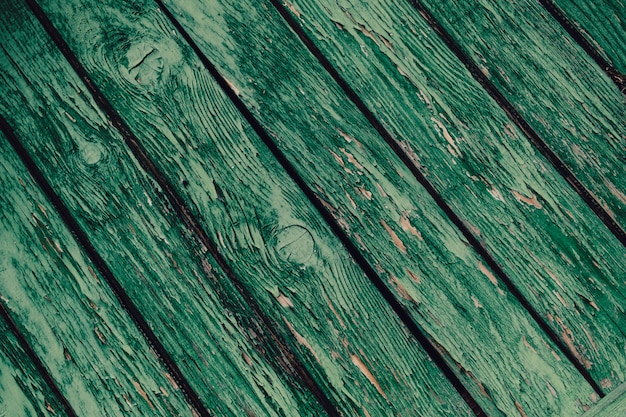 Close up of old wood planks