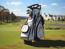 Бесплатное фото Крупным планом набор клюшек для гольфа