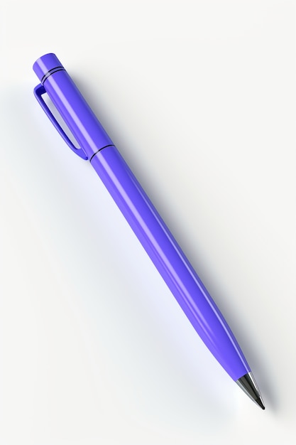 無料写真 紫色のペンをクローズアップ