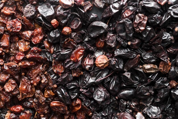 Close-up organic raisins background