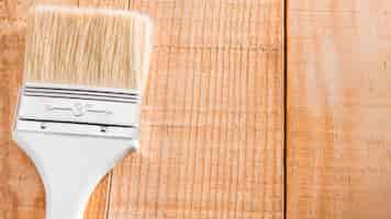 Free photo close-up paint brush