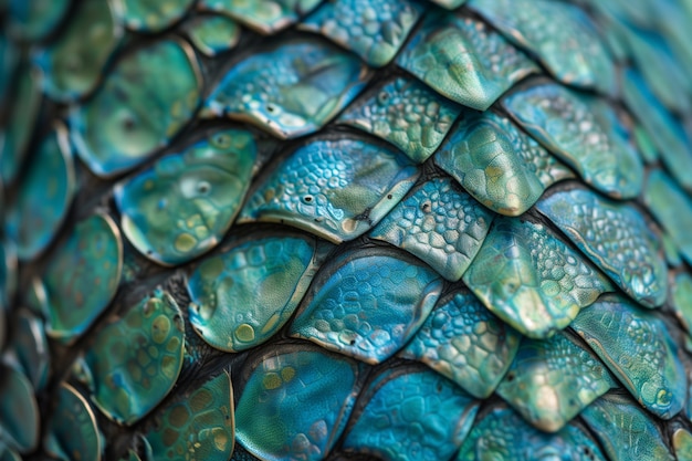 Free photo close up on pattern of scales