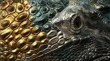 Free photo close up on pattern of scales