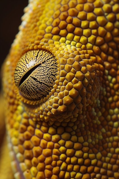Close up on  pattern of scales