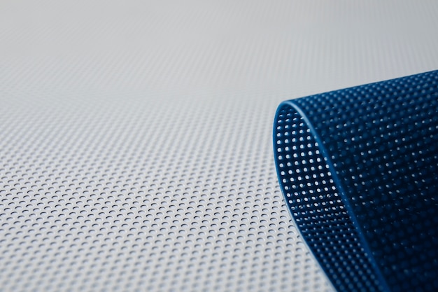 Free photo close up on perforated fabric