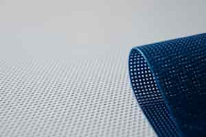 Free photo close up on perforated fabric