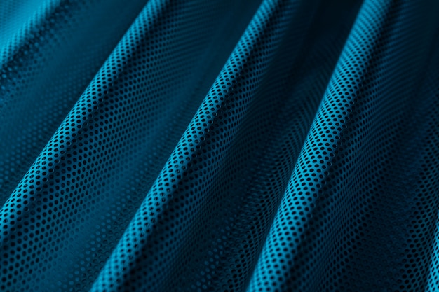 Close up on perforated fabric