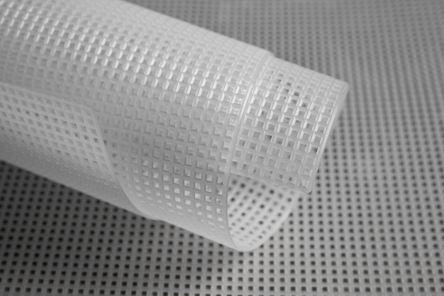 Free photo close up on perforated fabric