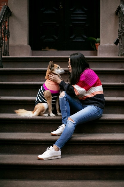 Foto gratuita primo piano sullo stile di vita degli animali domestici