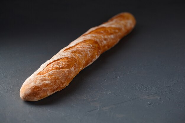 Close-up photo of french baguette