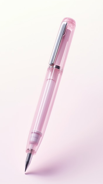 Free photo close up on pink pen