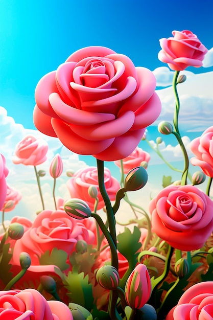 Foto gratuita primo piano sul bouquet di rose rosa