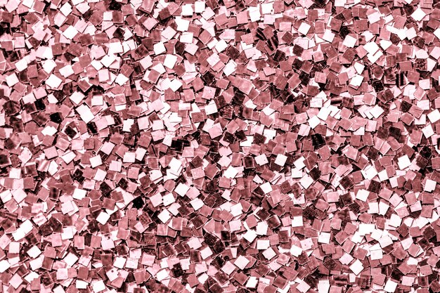 Close up of pink sequin background