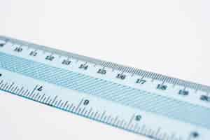 Free photo close-up of plastic ruler