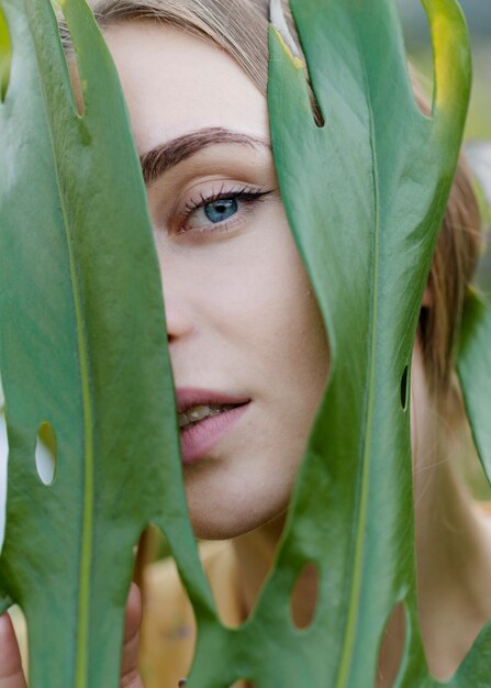 Close-up Portrait of a Beautiful Woman – Free Stock Photo