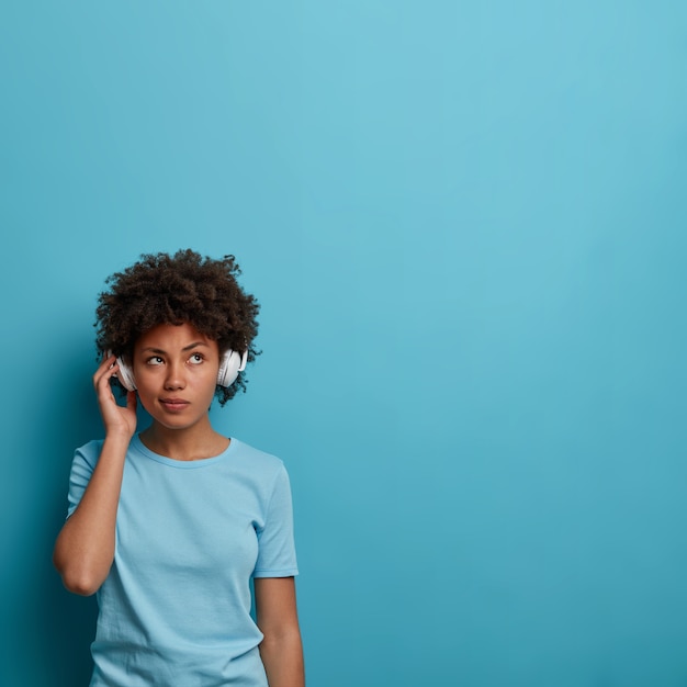 Close up portrait of an attractive young woman isolated