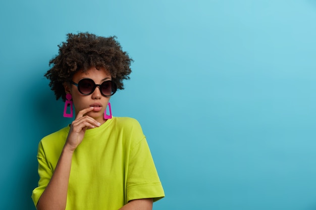 Close up portrait of an attractive young woman isolated