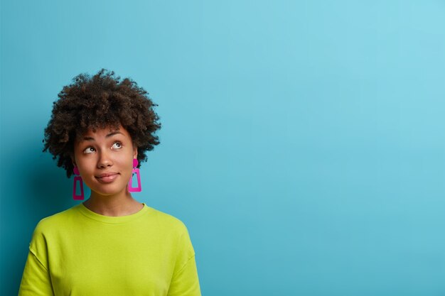 Close up portrait of an attractive young woman isolated