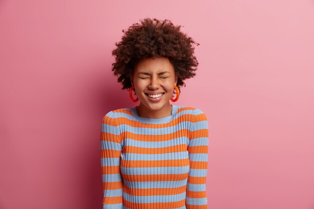 Close up portrait of an attractive young woman isolated