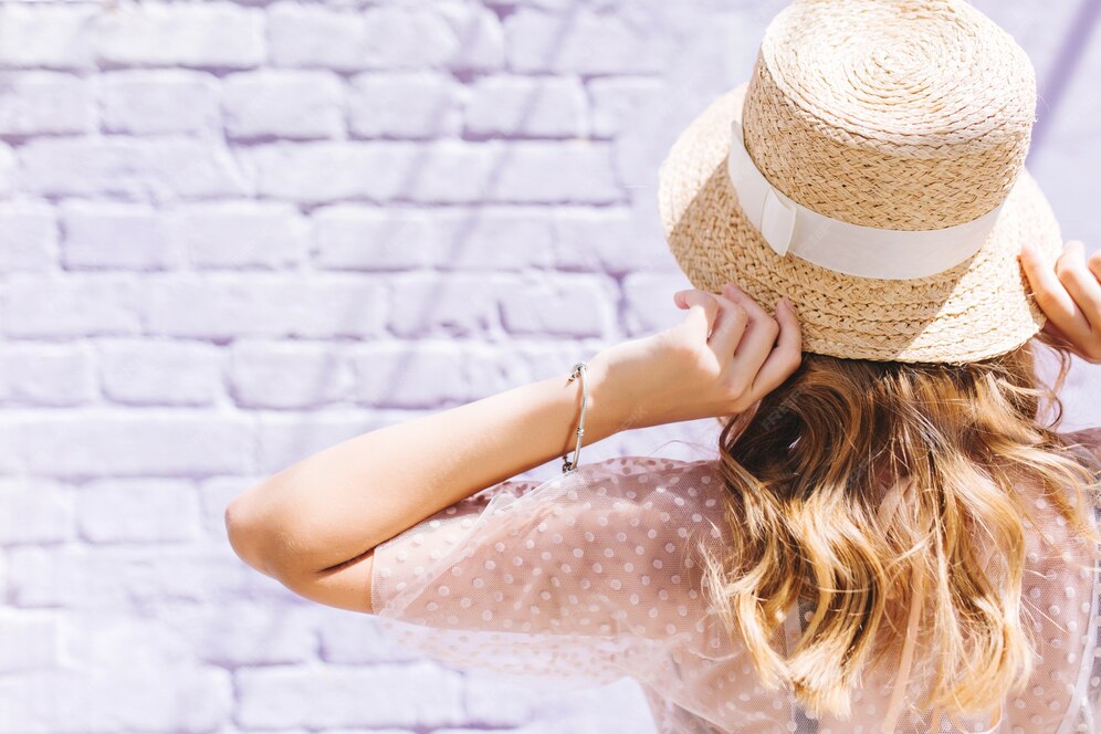 stylish wide broad hat for summer heat