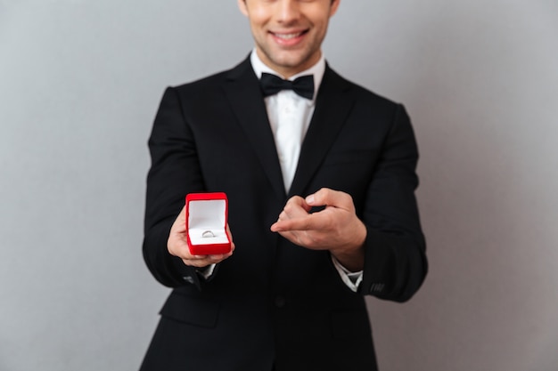 Close up portrait of a smiling man