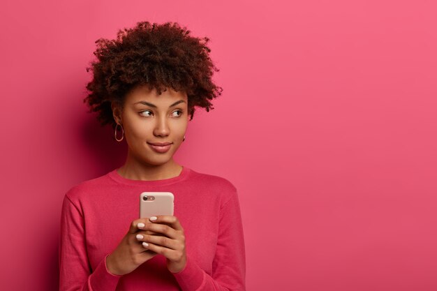 Close up portrait of young beautiful woman isolated