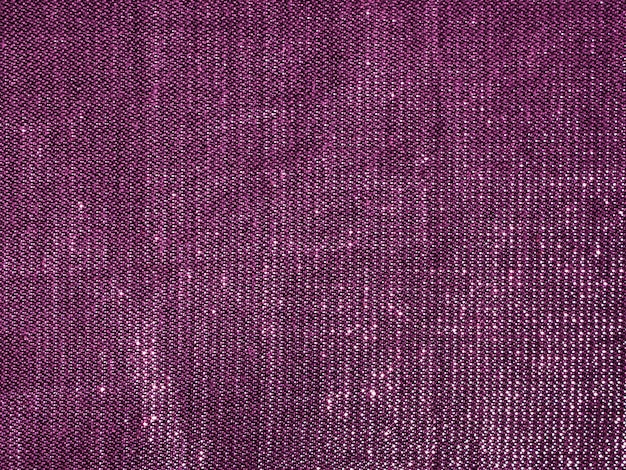 Close-up purple fabric cloth texture