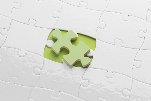 Free photo close up on puzzle background