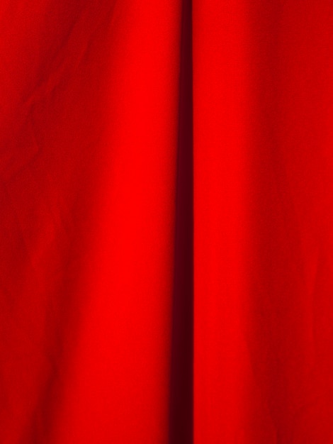 クローズアップの赤い布素材