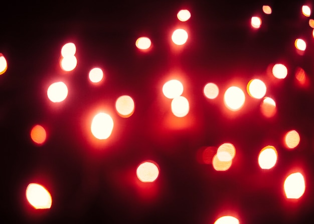 Close-up red lights