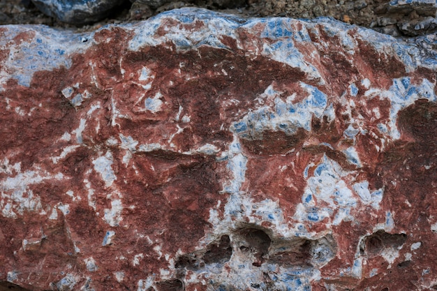 Close-up of red rock