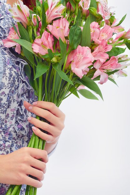 Close-up of a romantic bouquet