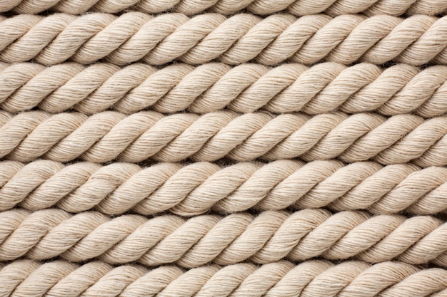 Close-up of rope texture composition