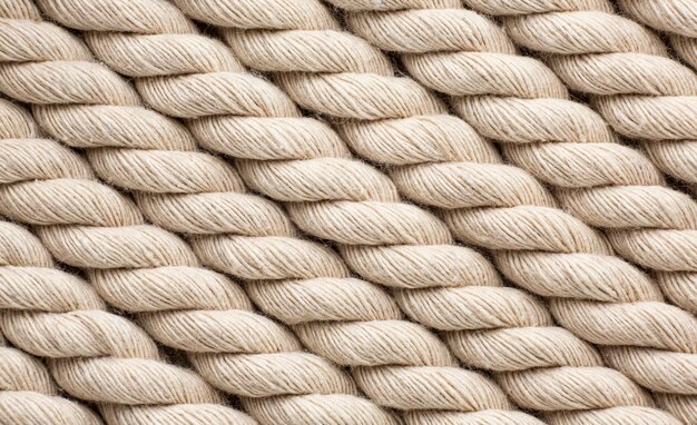 Close-up of rope texture composition
