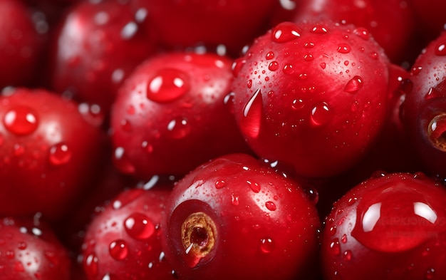 Free photo close up on rose hip seasonal fruit for winter