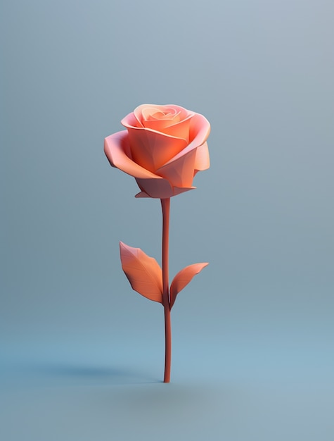 Free photo close up on rose isolated